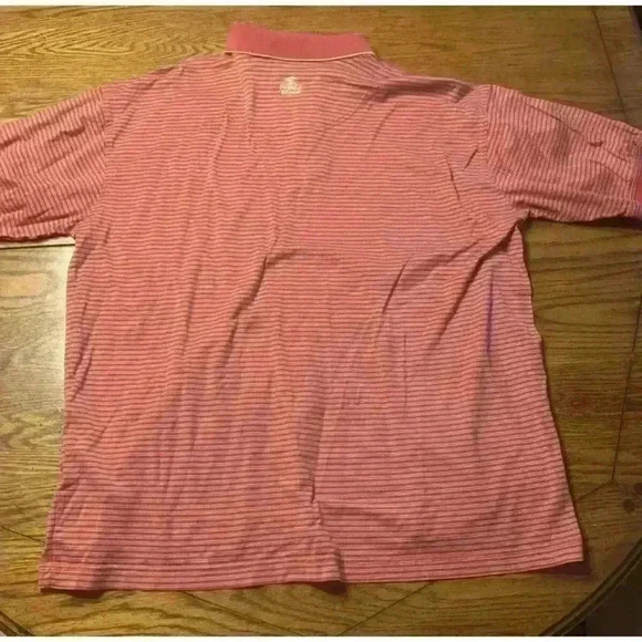 Pebble Beach Performance Mens Polo Golf Shirt Size Large Light Blue Button - Picture 10 of 11